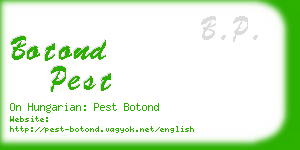 botond pest business card